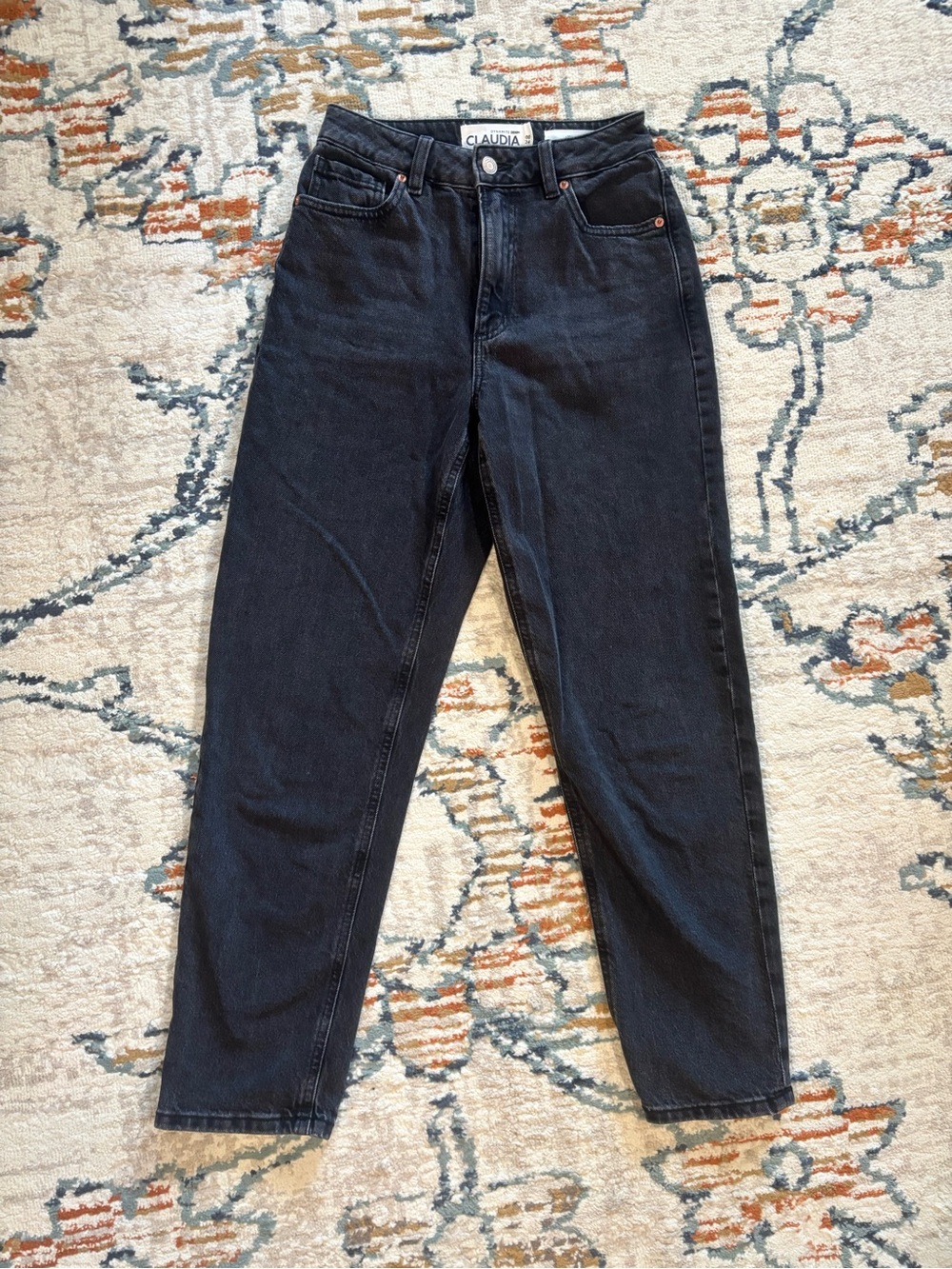 Dynamite Claudia Mom Jeans Black